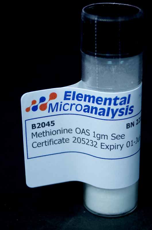 Methionine OAS 1g See Certificate 444723 Expiry 01-Aug-28